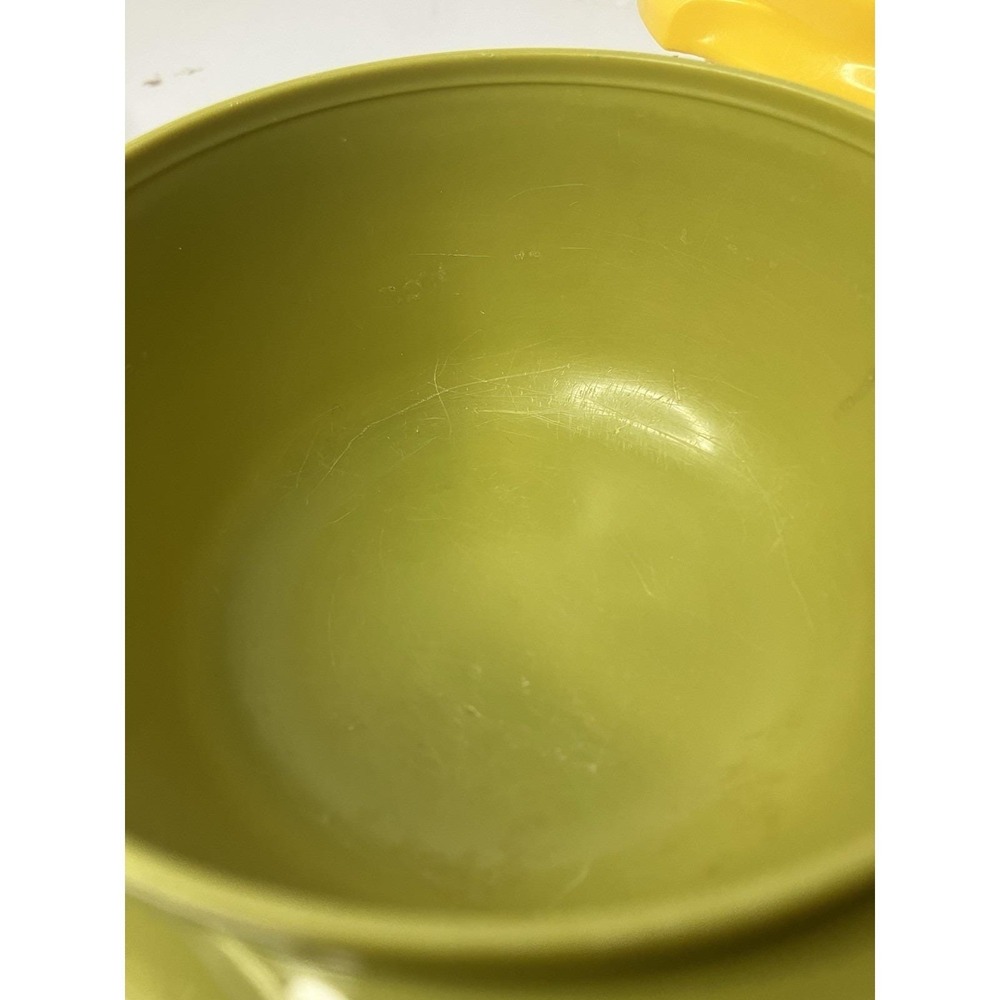 VTG 1970's Tupperware Harvest Snack Bowls Servalier Gold Burnt Orange Avocado - Picture 5 of 13